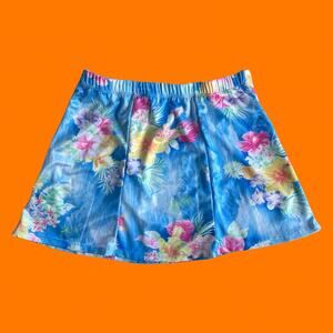 90's vintage micro mini skirt swim cover up LARGE runs small *deadstock*